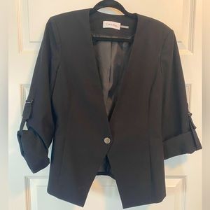 Calvin Klein Jacket, Black, Size 10